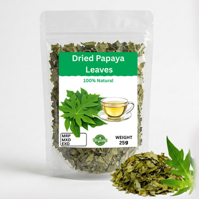 Bio getrocknete Papayablätter - 100% reiner Bio Kräutertee Naturblatt