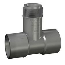 Pvc Insertion Tee, Socket X Socket X Socket, 2 In Pipe Size, Mpv8t020