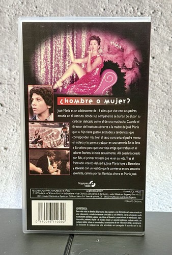 CAMBIO DE SEXO DE VICENTE ARANDA Transsexual VHS Spain - Imagen 2 de 4