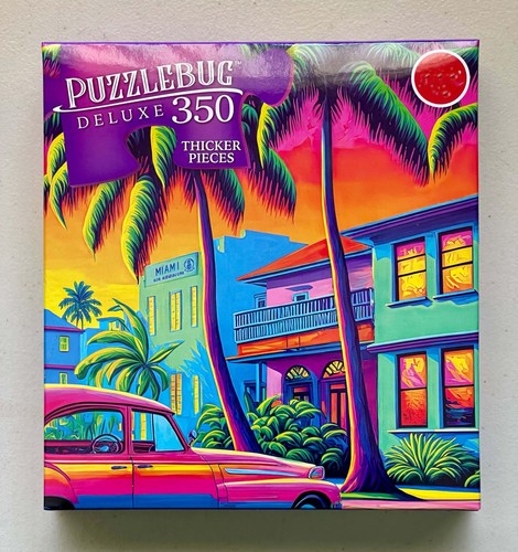 NEW 2025 Puzzlebug MIAMI IN COLOR Jigsaw Puzzle 350 Pieces - Picture 2 of 2