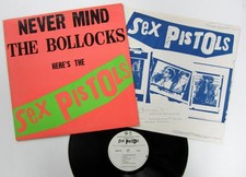 SEX PISTOLS Never Mind The Bollocks LP Warner 1977 Original press b382