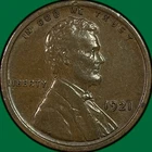 1921 Lincoln Wheat Cent Almost Uncirculated AU Coin #40067