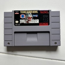 Tecmo Super Bowl Super Nintendo SNES Tested Cartridge - TESTED