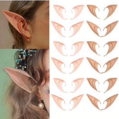 Silikon Elfenohren Fee Vampir Cosplay Kostüm Party Halloween Requisiten UK