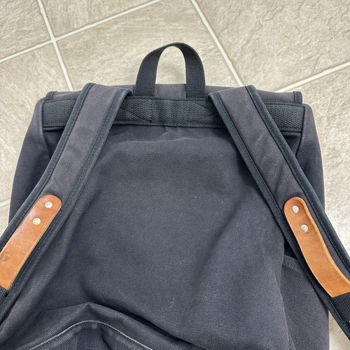 MAKR CARRY GOODS / Canvas & Horween Leder Rucksack blau - Bild 13 von 15