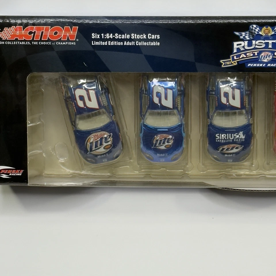 Rusty Wallace ограниченный выпуск масштаб 1:64 шесть автомобилей Nascar набор серии 2 из 2 - 2005 - Изображение 2 из 4