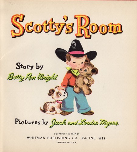 SCOTTY'S ROOM, COZY CORNER BOOK, WHITMAN, HARDCOVER, 1957 - Picture 3 of 6