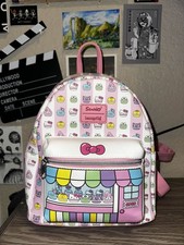 Loungefly Mini Backpack Sanrio Hello Kitty Macaron My Melody Keroppi Bag NEW
