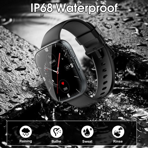 Smart Watch for Men Women(Answer/Make Calls), 1.95" HD Touch Screen Fitness W... - Picture 6 of 7