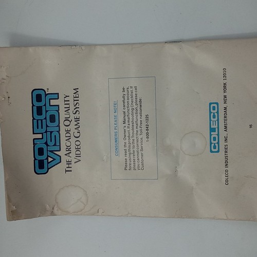 Coleco Vision Console With 4 Controllers Power Cord Cable Manual - Picture 11 of 19