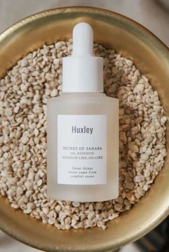 Huxley Oil Essence Premium siero viso 1,01 fl oz / 30 ml USATO - Foto 5 di 6