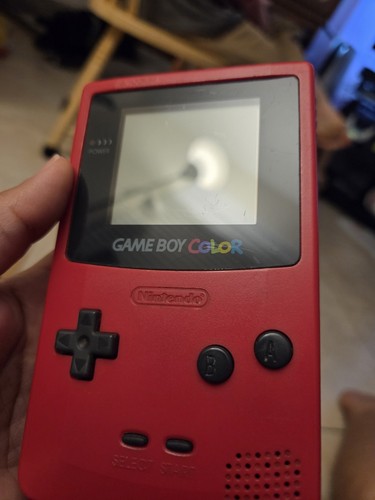Game Boy Color Berry Red Handheld Console Vintage Nintendo w/ Carrying Case Bag - Bild 4 von 8