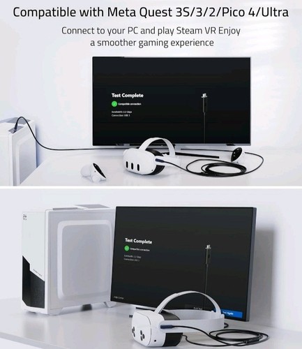 Link Cable 10M with Signal Booster for Quest2/Pro/Pico4 and PC/Steam VR, Syntech - 第 10/12 張圖片