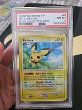 Pichu PSA 8 Diamond & Pearl #45/100 Reverse Holo Burger King Platinum Stamp