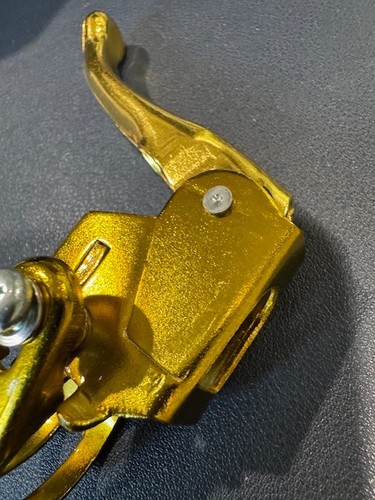 ! NOS DX DESIGN Brake Lever GOLD Vintage Old School BMX Right LEVER - Picture 4 of 10