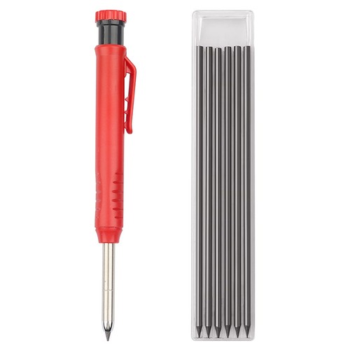 Carpenter Pencil Joiner Woodwork Builder Working Marking Pencil / Refills Set - Picture 18 of 18