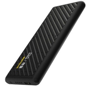Nitecore NB Air Powerbank 5000 mAh 18W Power Delivery Quick Charge Carbongehäuse