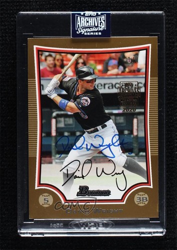 2020 Archives Signature Series 1/1 David Wright (2009 Bowman Gold) Buyback Auto