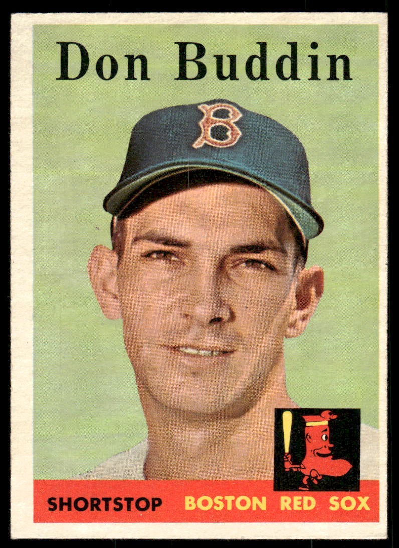 1958 Topps #297 Don Buddin Rookie Boston Red Sox Excellent 49592