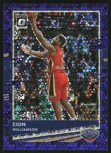 2020-21 Donruss Optic Fast Break Purple #40 Zion Williamson /95
