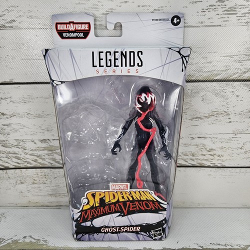Hasbro Marvel Legends Ghost-Spider 2020 Venompool Wave 6" personaggio scatola aperta no BAF - Foto 5 di 11