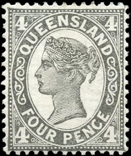 Queensland Australian State Scott #136 MH F Stamp