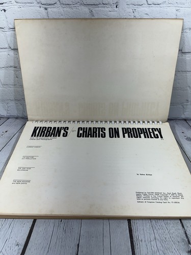 Rare 1969 Salem Kirban’s 129 Page Book Of Charts On Prophecy Vintage VGC! - Picture 4 of 12