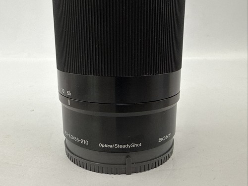 Sony E 55-210 mm F/4,5-6,3 OSS SEL55210 negro montaje E con capó excelente estado funcionando - Imagen 8 de 13