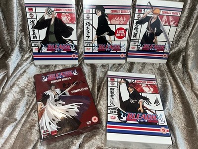 Bleach Complete Series 1-5 DVD Box Set Sealed Manga 