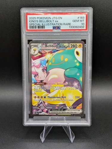 Pokemon Journey Together Iono's Bellibolt ex 183/159 SIR PSA 10