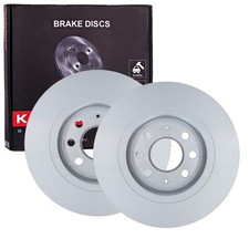 2X KAMOKA BREMSSCHEIBEN 264mm VOLL HINTEN PASSEND FÜR ABARTH GRANDE PUNTO FIAT