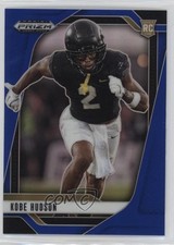 2025 Panini Prizm Draft Picks Blue Prizm 206/249 Kobe Hudson #136 3hd