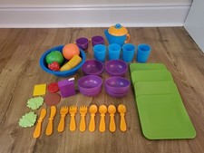 Learning Resources Lot Of Counting Fruit Bowl Plate/Bowl/Cup/Tea/Misc. Food