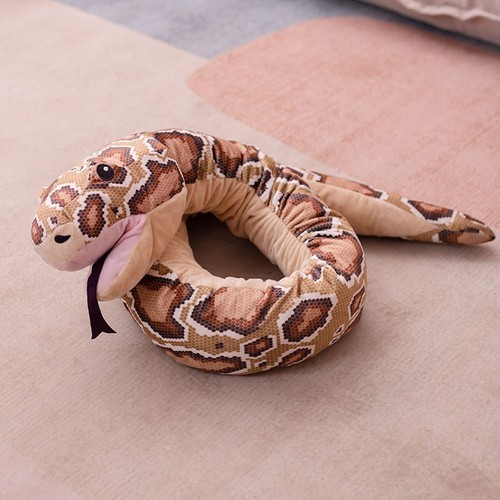 Toys Python Snake Snake Stuffed Toys Animal Plush Doll Snake Toy Hand Puppet - Picture 9 of 12