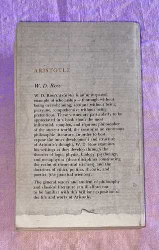Aristotle Complete Exposition of His Works & Thought WD Ross Meridian Books PB - Picture 2 of 14