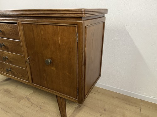 Mobile credenza legno rovere anni 40’ vintage design - Picture 6 of 13