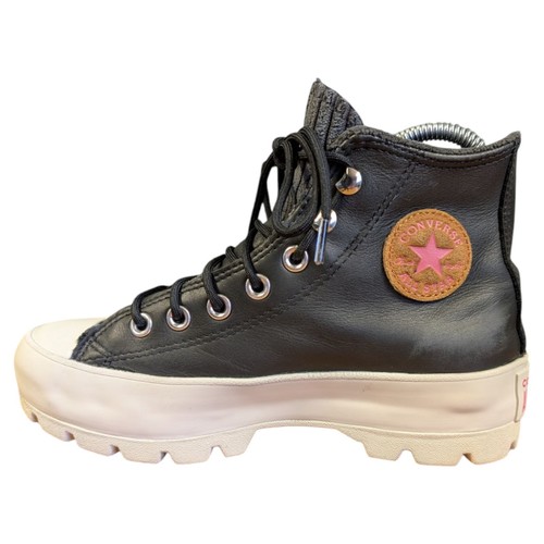 Womens Converse Gore tex Lugged Chuck Taylor All Star Size Uk 3.5 Shoes Black Hi - Picture 13 of 21