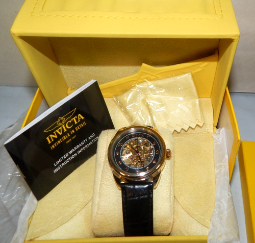 New INVICTA Automatic Specialty Skeleton Stainless 42mm Watch 30m 31307 with Box - Picture 3 of 16