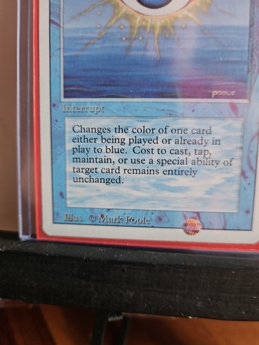 Thoughtlace Unlimited MINT Blue Rare MAGIC GATHERING CARD (ID# 451429) ABUGames - Picture 2 of 2