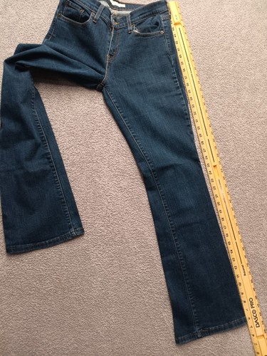 Levi’s 515 Bootcut Jeans Damen 8 lang blau Stretch Mid Rise Schrittlänge 33 - Bild 5 von 9