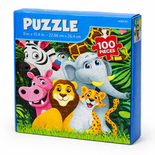 Best Brands Zoo Animal Show 100 Piece Kids Jigsaw Puzzle Ages 6 