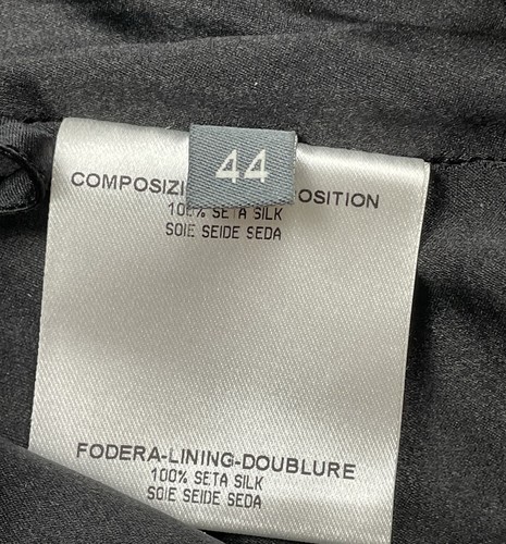 Alexander McQueen Damen Etuikleid Flügelärmel drapiert V-Ausschnitt Seide schwarz IT 44 - Bild 9 von 13