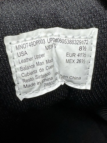 Ozark Trail Herren Schwarz Leder Wasserdicht Hoch Wanderstiefel Größe 8,5 Neu mit Etikett - Bild 10 von 12