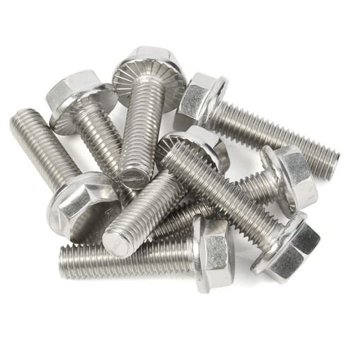M8-1.25 X 25Mm Flanged Hex Head Bolts Flange Hexagon Screws, Stainless Steel 18- - Picture 7 of 12