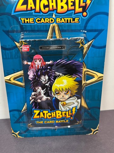 Zatch Bell The Card Battle Series 1 Booster Pack 2005 Bandai Viz Blue - Bild 2 von 5