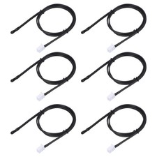 6 Pcs 20K 15.7 Inch 3950 Epoxy Temperature Sensor Probe for Air Conditioner