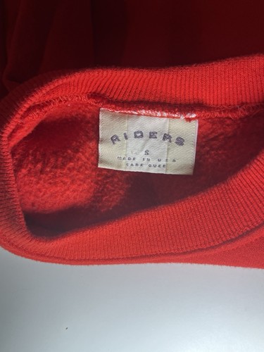 VINTAGE RIDERS BY LEE HERE COMES SANTA CLAUS RED SWEATER KIDS SMALL - Picture 3 of 6