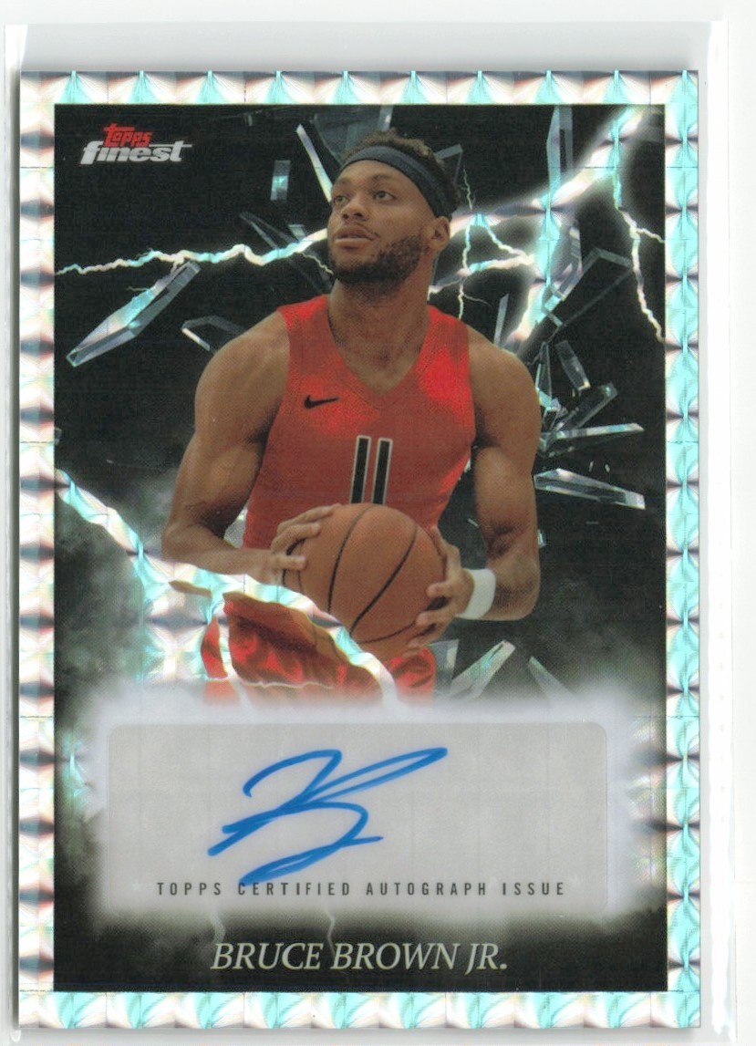 2024-25 Topps Finest Bruce Brown Jr #ES-BB Electrifying Signatures Auto
