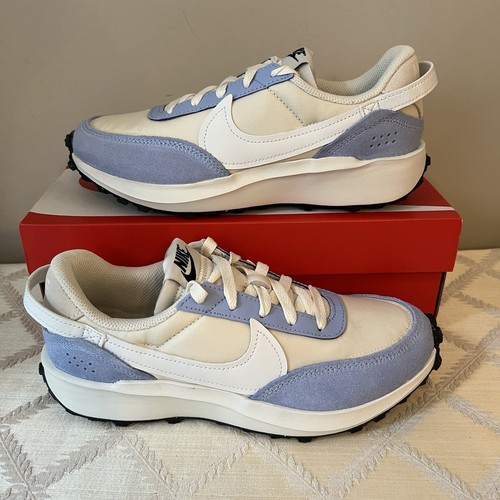 Nike Waffle Debut Soft Pearl/White Athletic Women's Shoe  DH9523-007 Size 6 - Picture 1 of 6