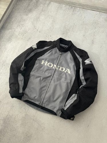 Honda Motorbike Motorcycle Riding Jacket Corduroy Fabric Summer Biker Jacket - Picture 3 of 4